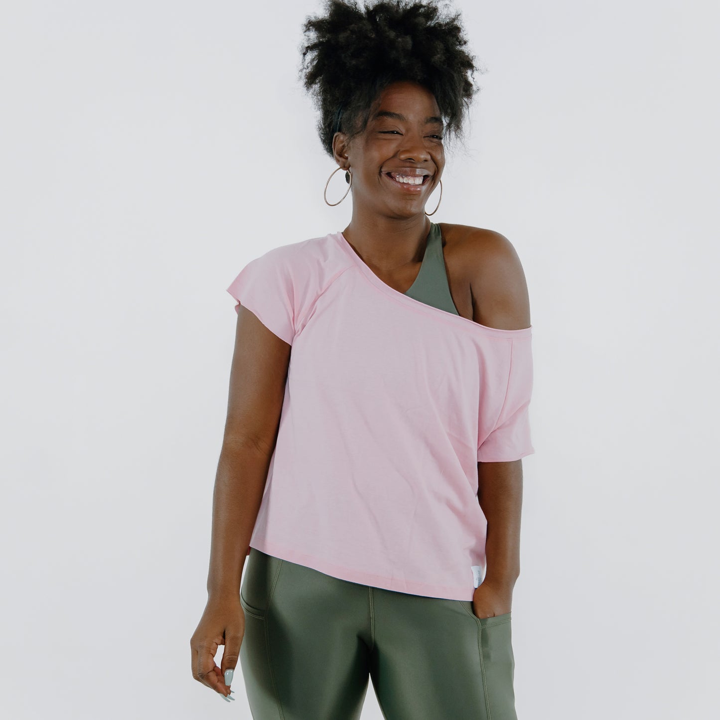 Escape to the Barre Slouch Tee XL / Pink